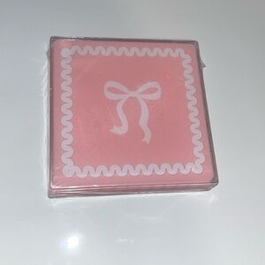 4 Pack Bow Coasters